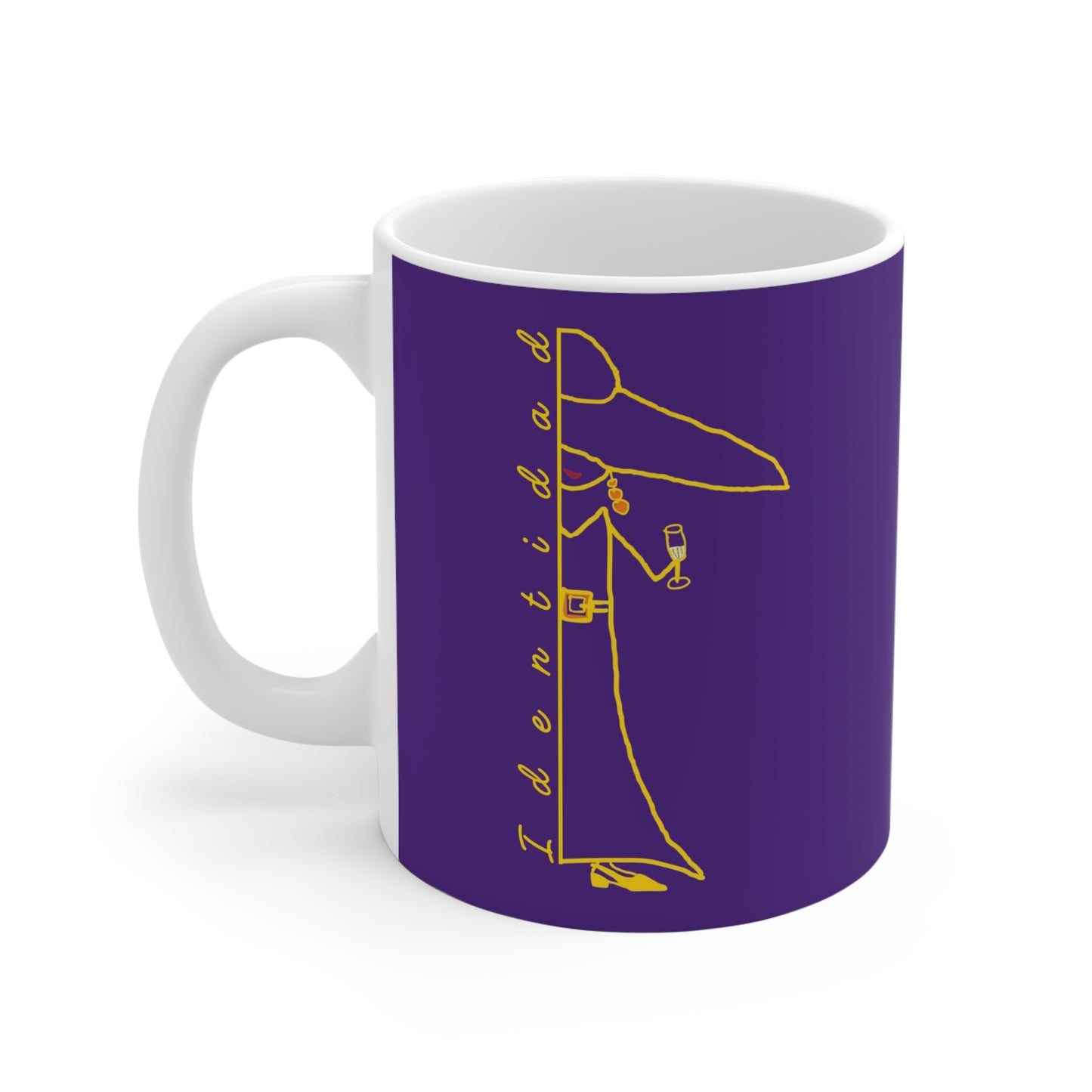 Purple mug IDENTITY Mod. MD.