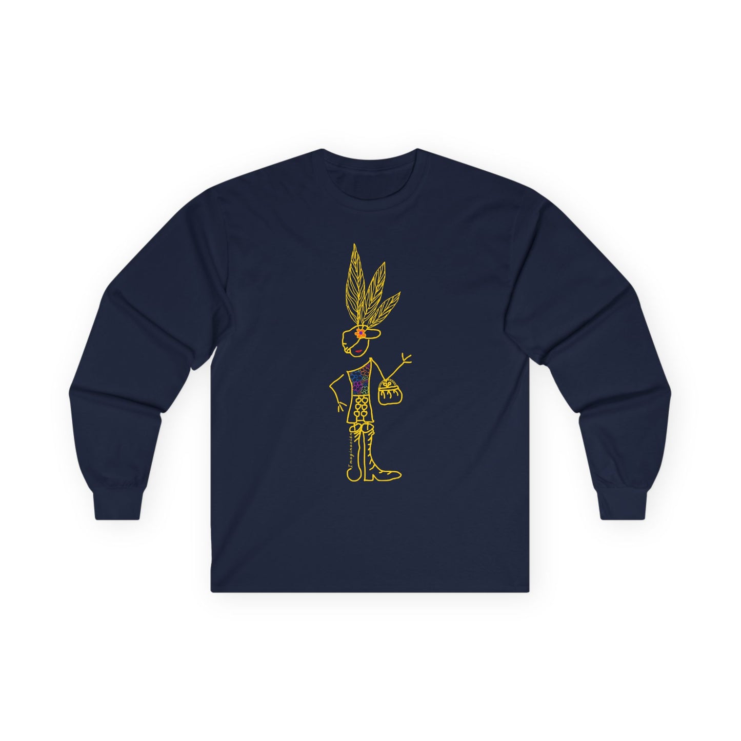 Camiseta algodón manga larga IMAGINACIÓN Mod. ED.