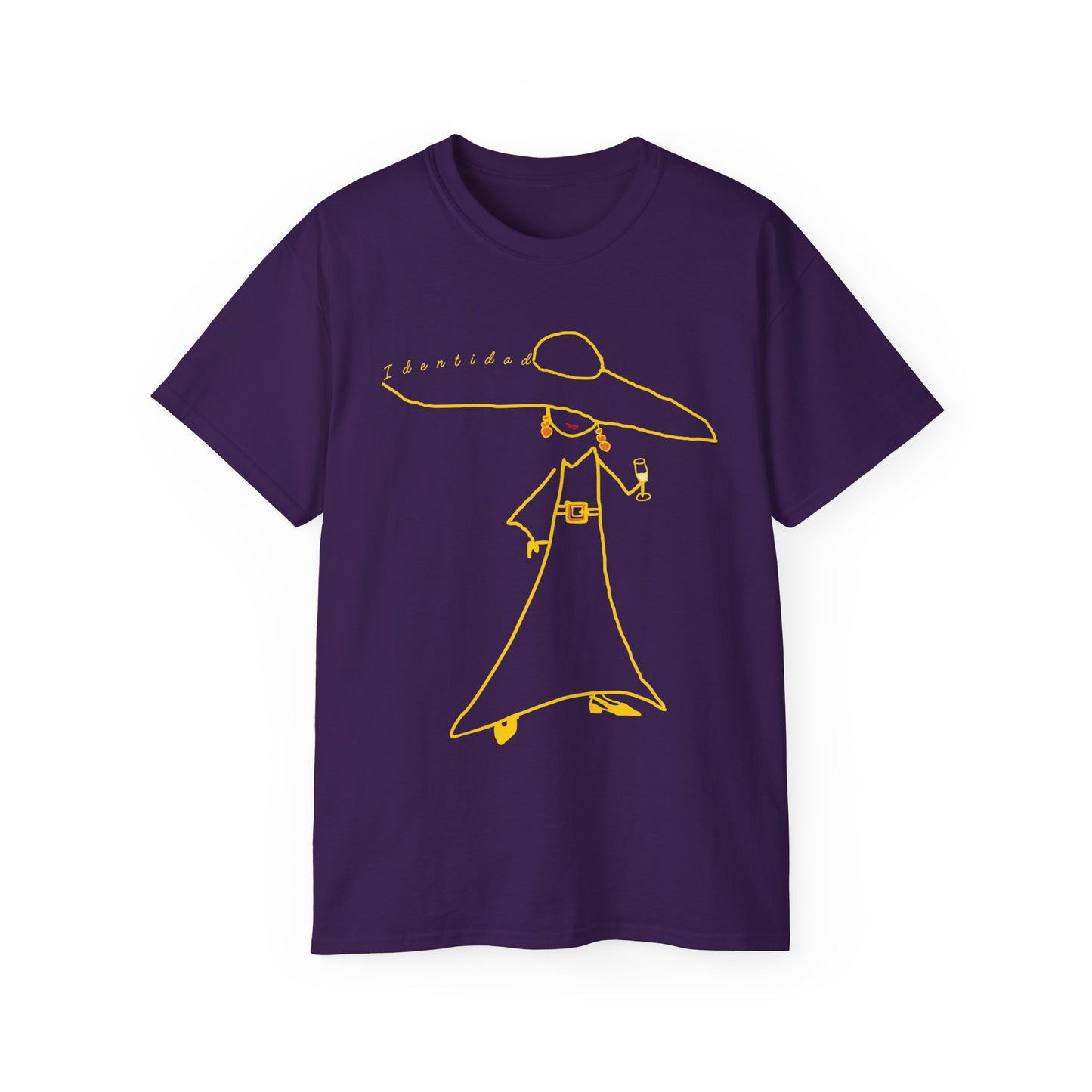 Camiseta algodón manga corta IDENTIDAD. Mod. ED.