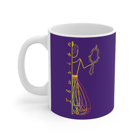 Taza morada ILUSIÓN Mod. MD.