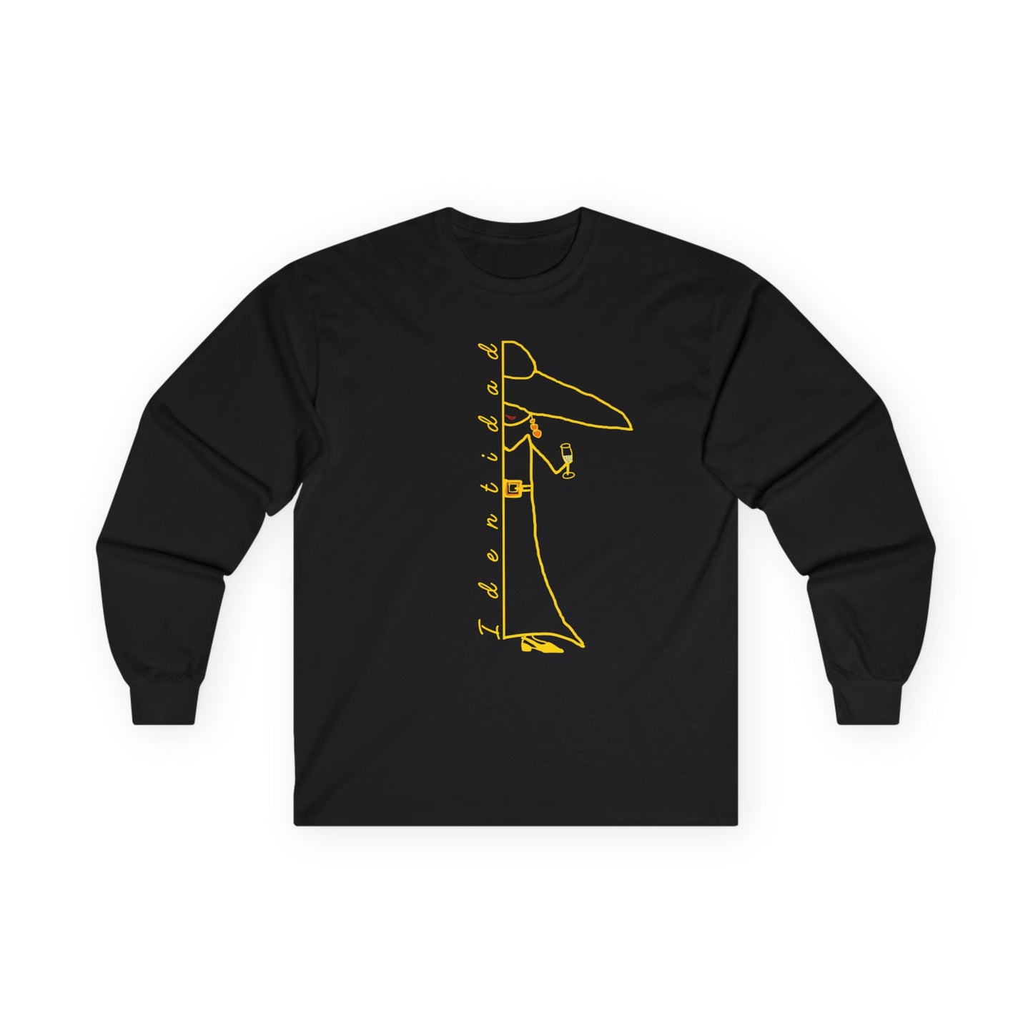 Long-sleeved cotton T-shirt IDENTITY Mod. MD.
