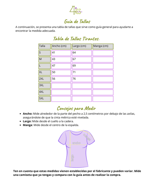 Camiseta tirantes IDENTIDAD Mod. MD.