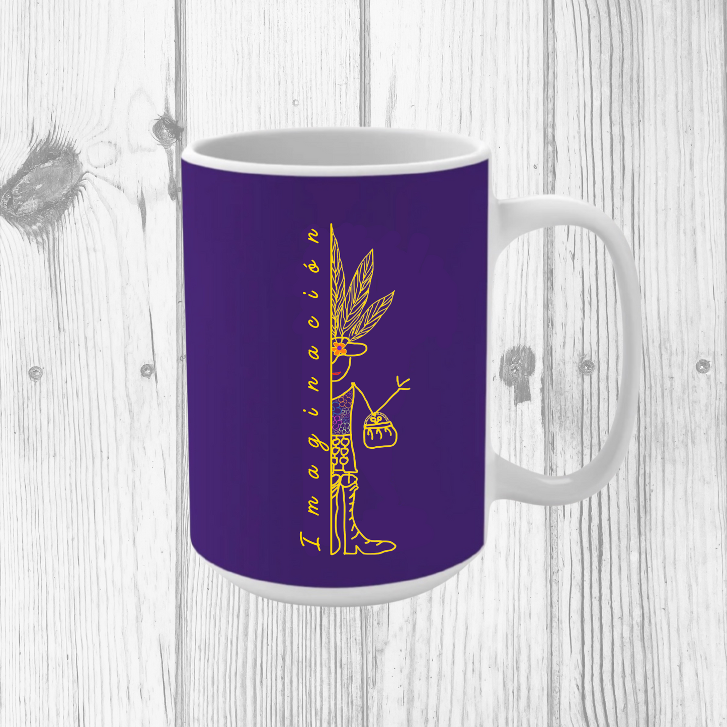 Taza morada IMAGINACIÓN Mod. MD.