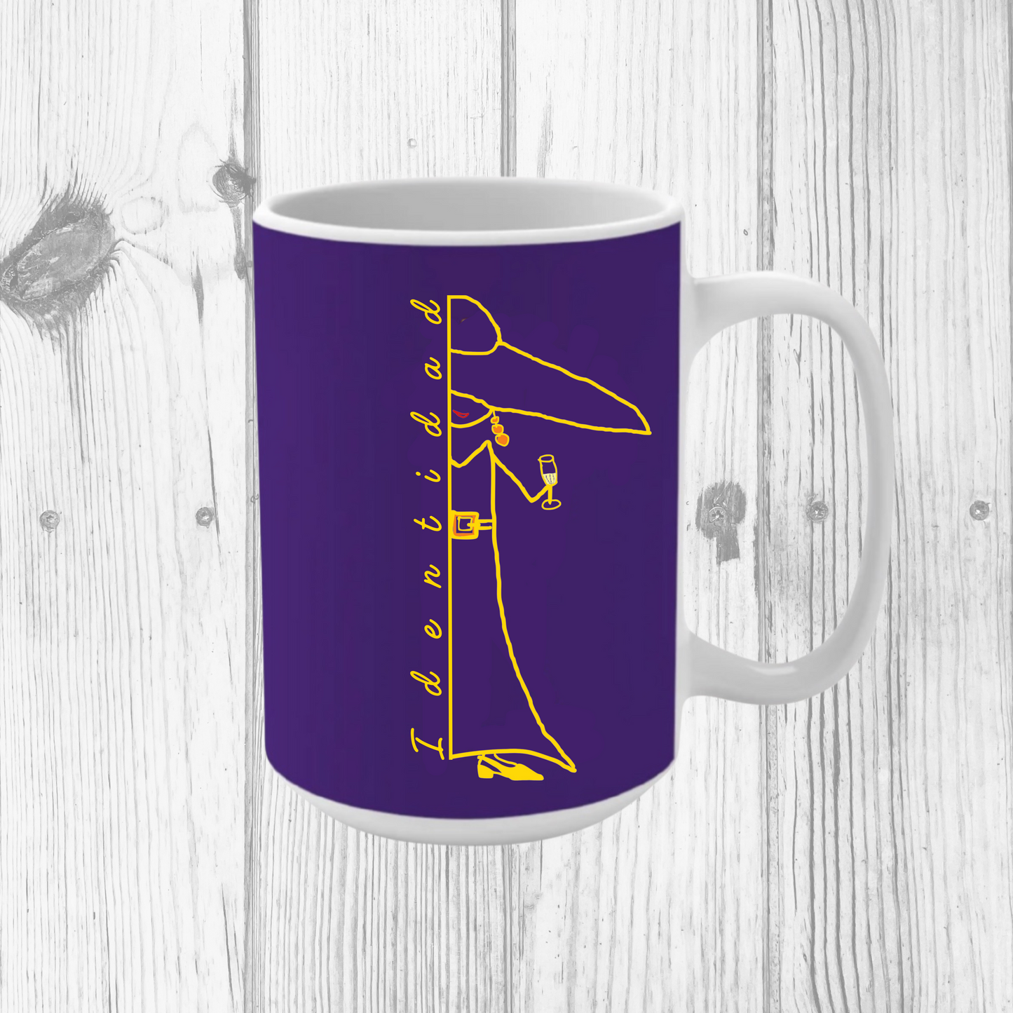 Purple mug IDENTITY Mod. MD.