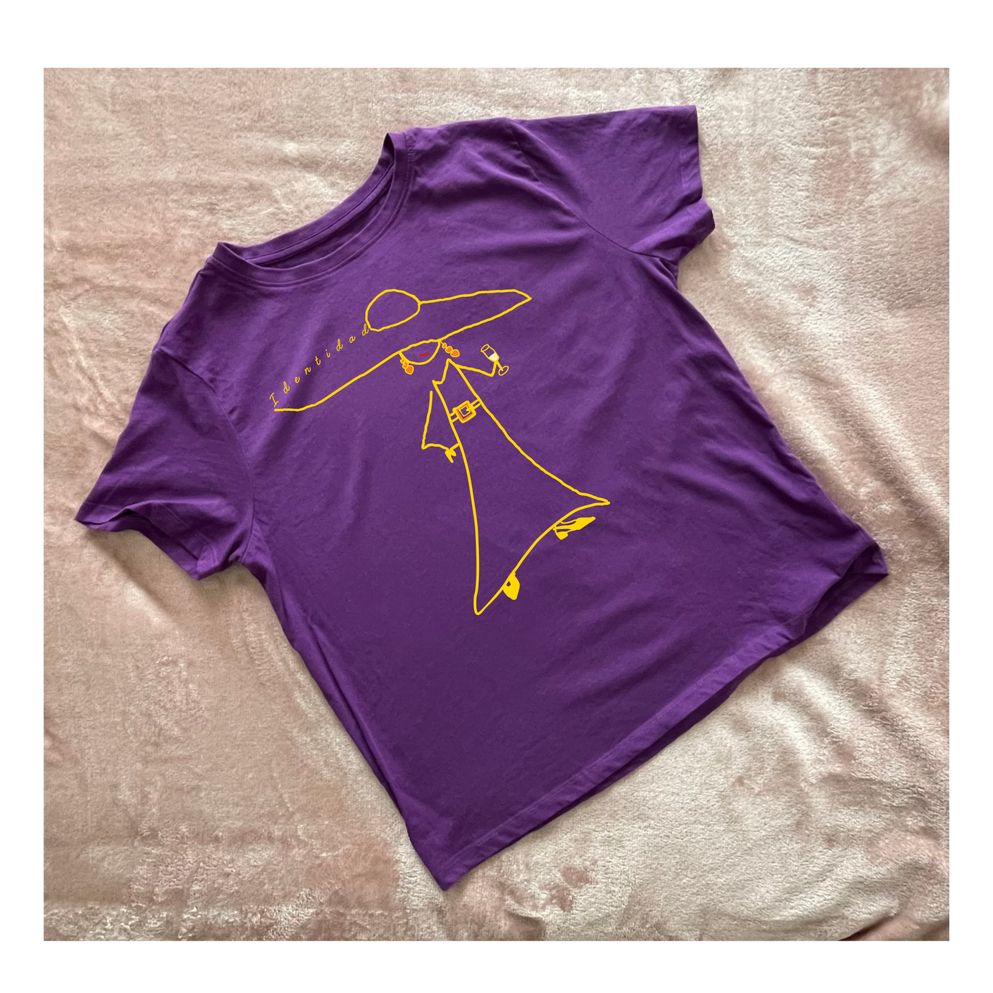 Camiseta algodón manga corta IDENTIDAD. Mod. ED.