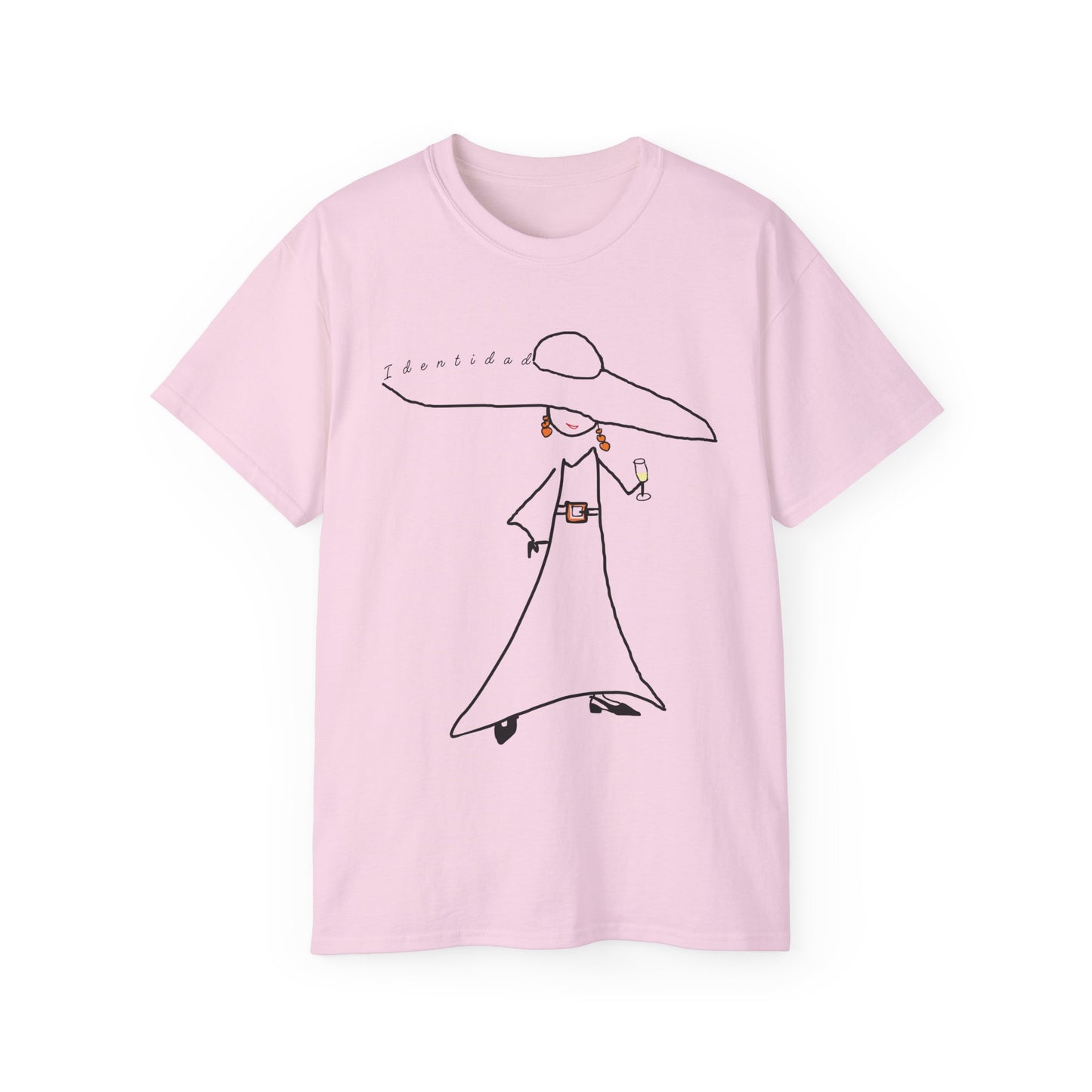 Camiseta algodón manga corta IDENTIDAD. Mod. EC.