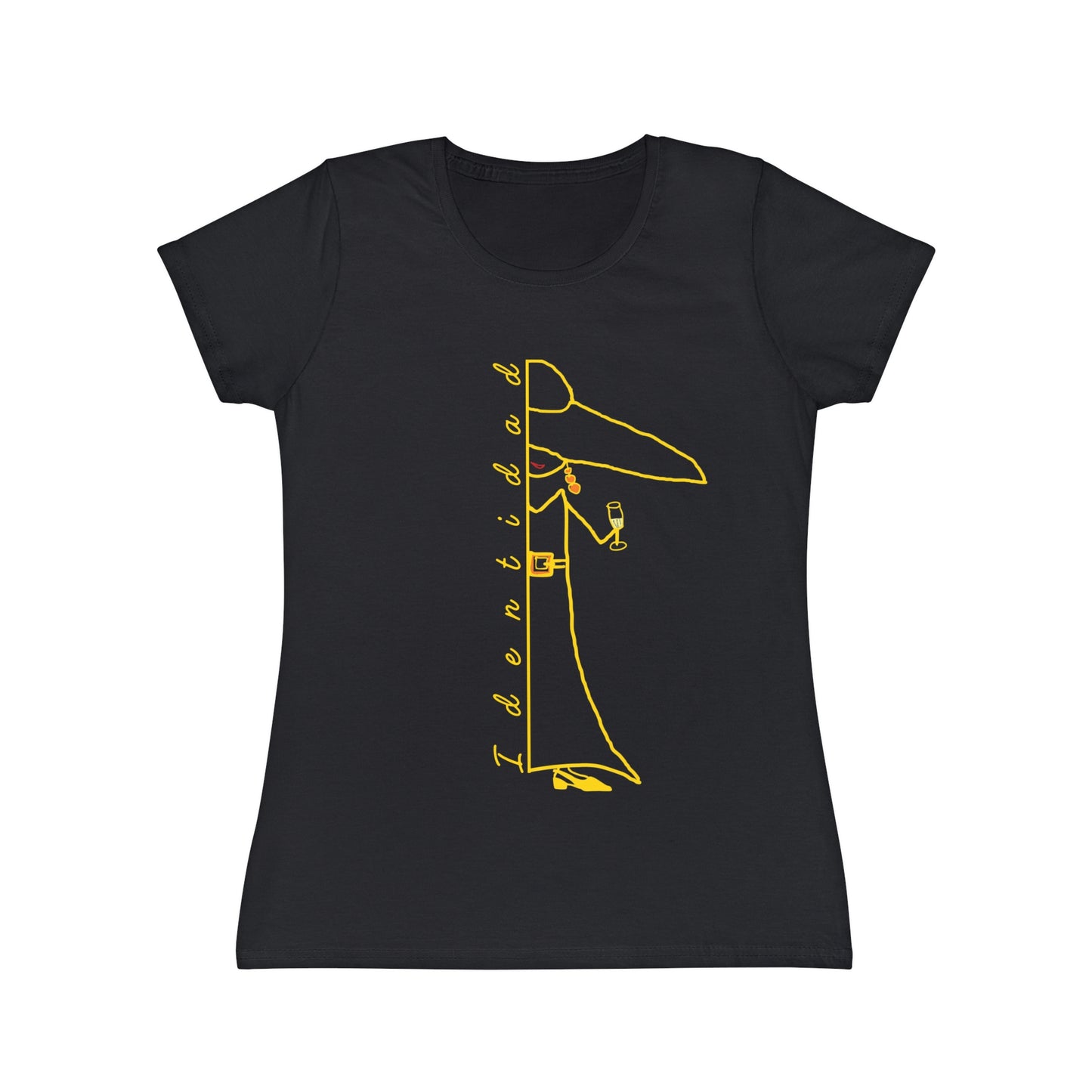 Camiseta entallada algodón manga corta. IDENTIDAD. Mod. MD.