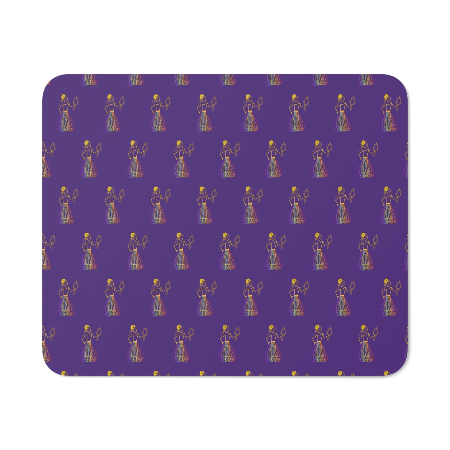 Alfombrilla ratón morada ILUSIÓN Mod ED.