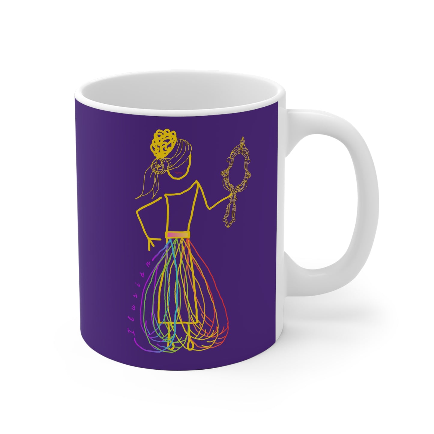 Taza morada ILUSIÓN Mod. ED.