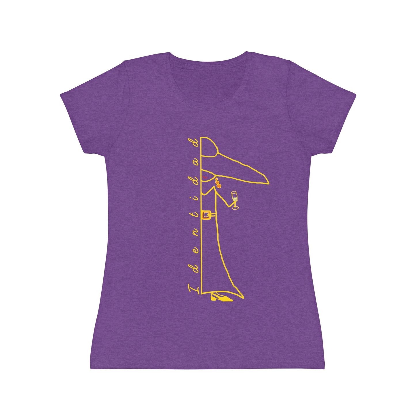 Camiseta entallada algodón manga corta. IDENTIDAD. Mod. MD.