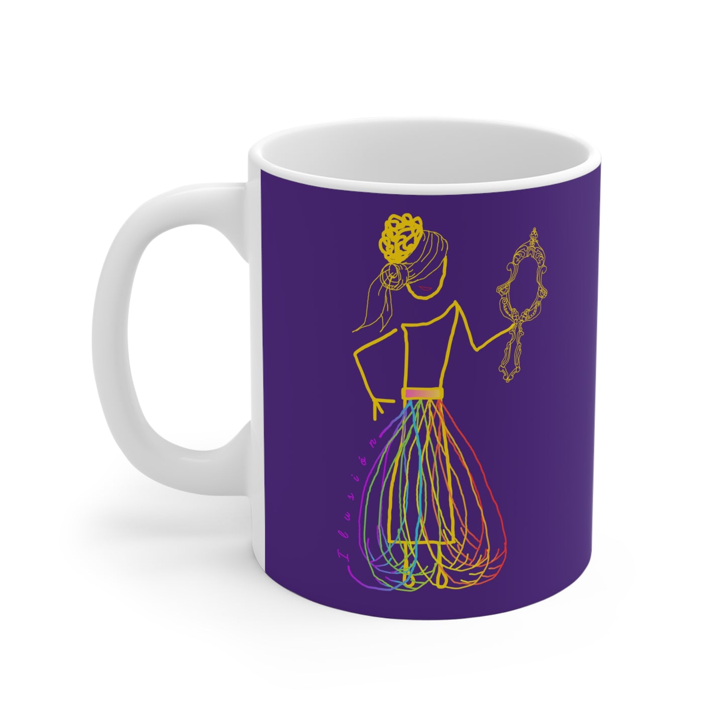 Taza morada ILUSIÓN Mod. ED.