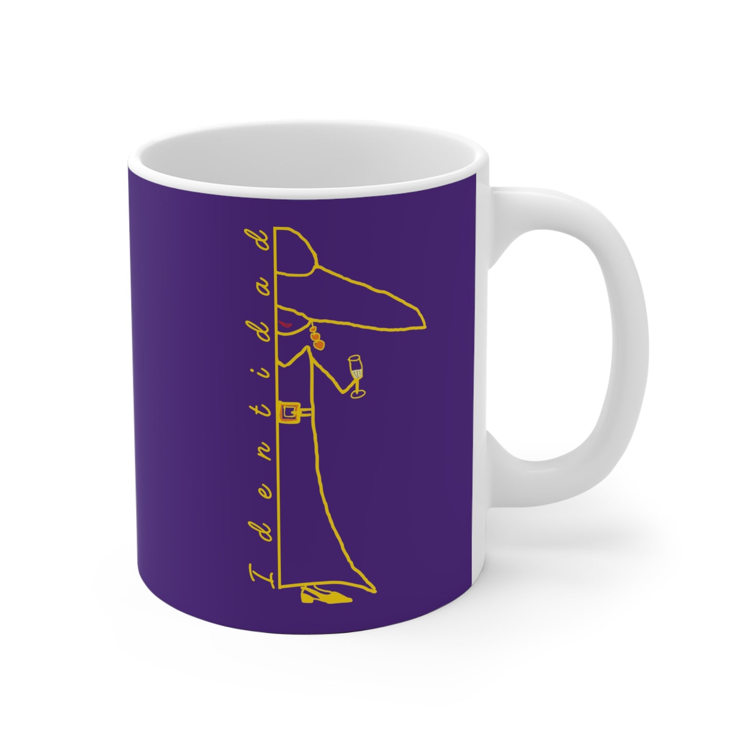 Purple mug IDENTITY Mod. MD.