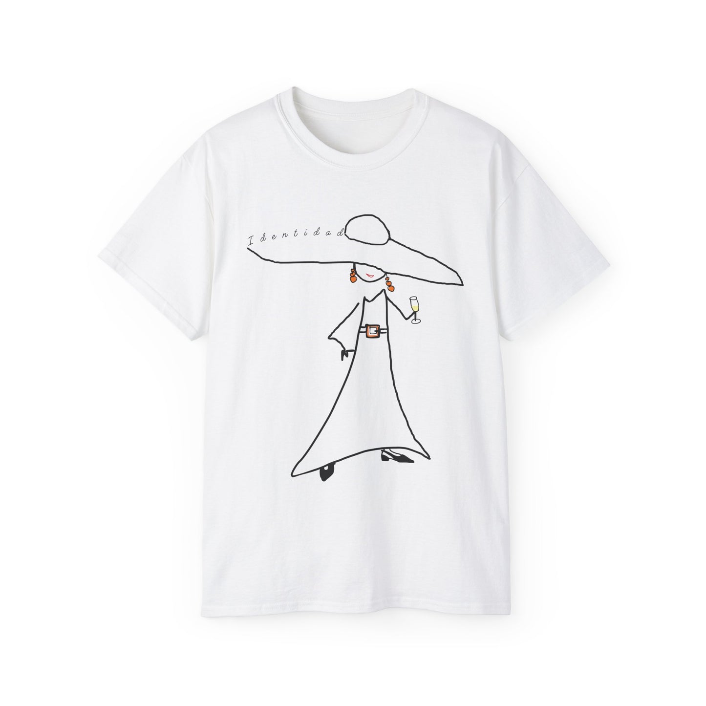 Camiseta algodón manga corta IDENTIDAD. Mod. EC.