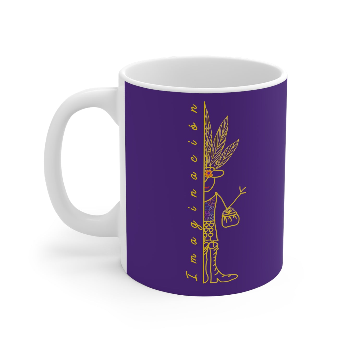 Taza morada IMAGINACIÓN Mod. MD.