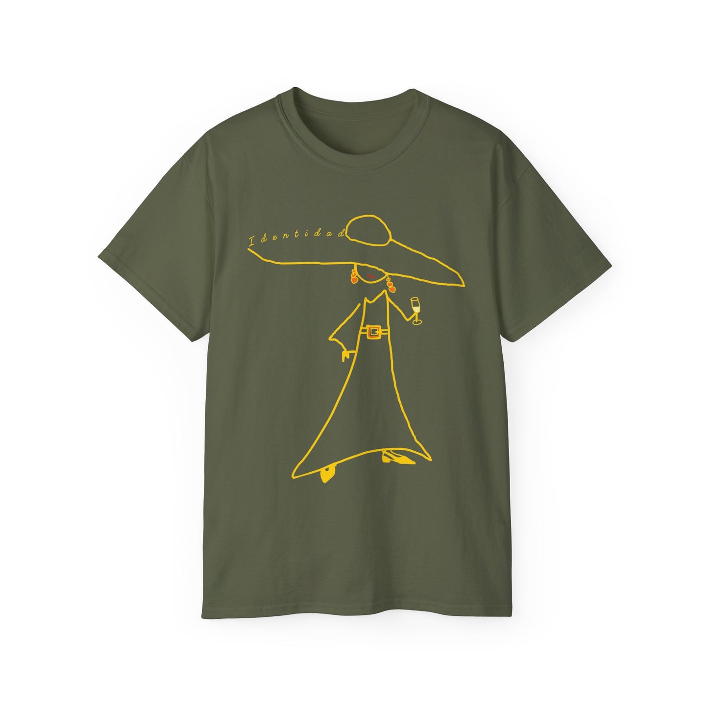 Camiseta algodón manga corta IDENTIDAD. Mod. ED.