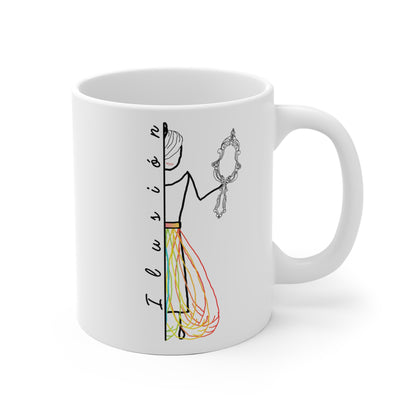 Taza blanca ILUSIÓN Mod. MC.