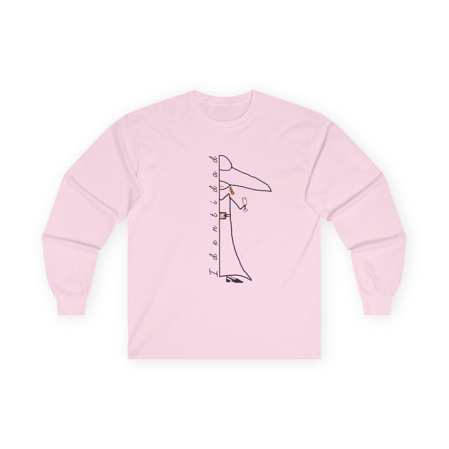 Camiseta de algodón manga larga IDENTIDAD Mod. MC