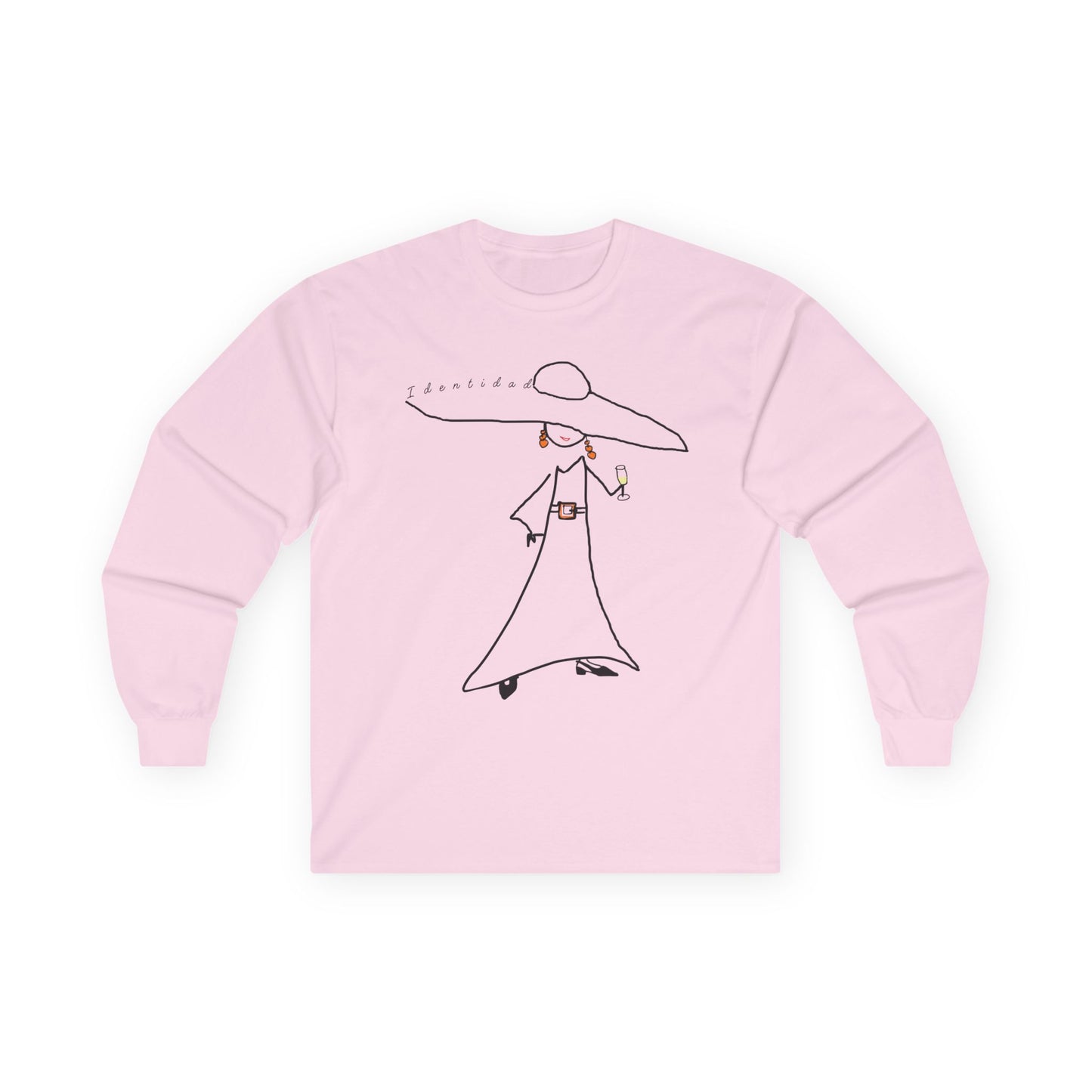 Long-sleeved cotton T-shirt IDENTITY Mod. EC.