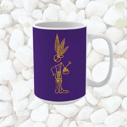 Taza morada IMAGINACIÓN Mod. ED.