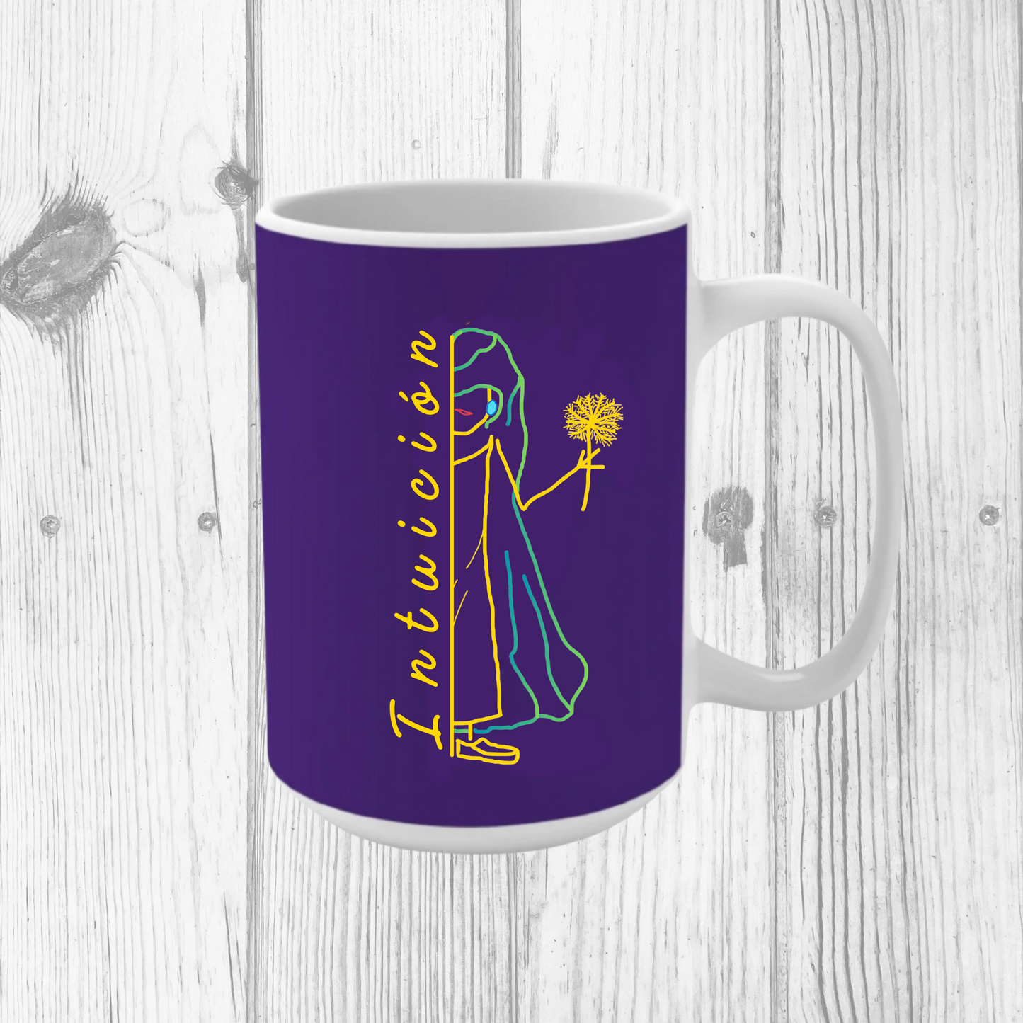 Taza morada INTUICIÓN Mod. MD.