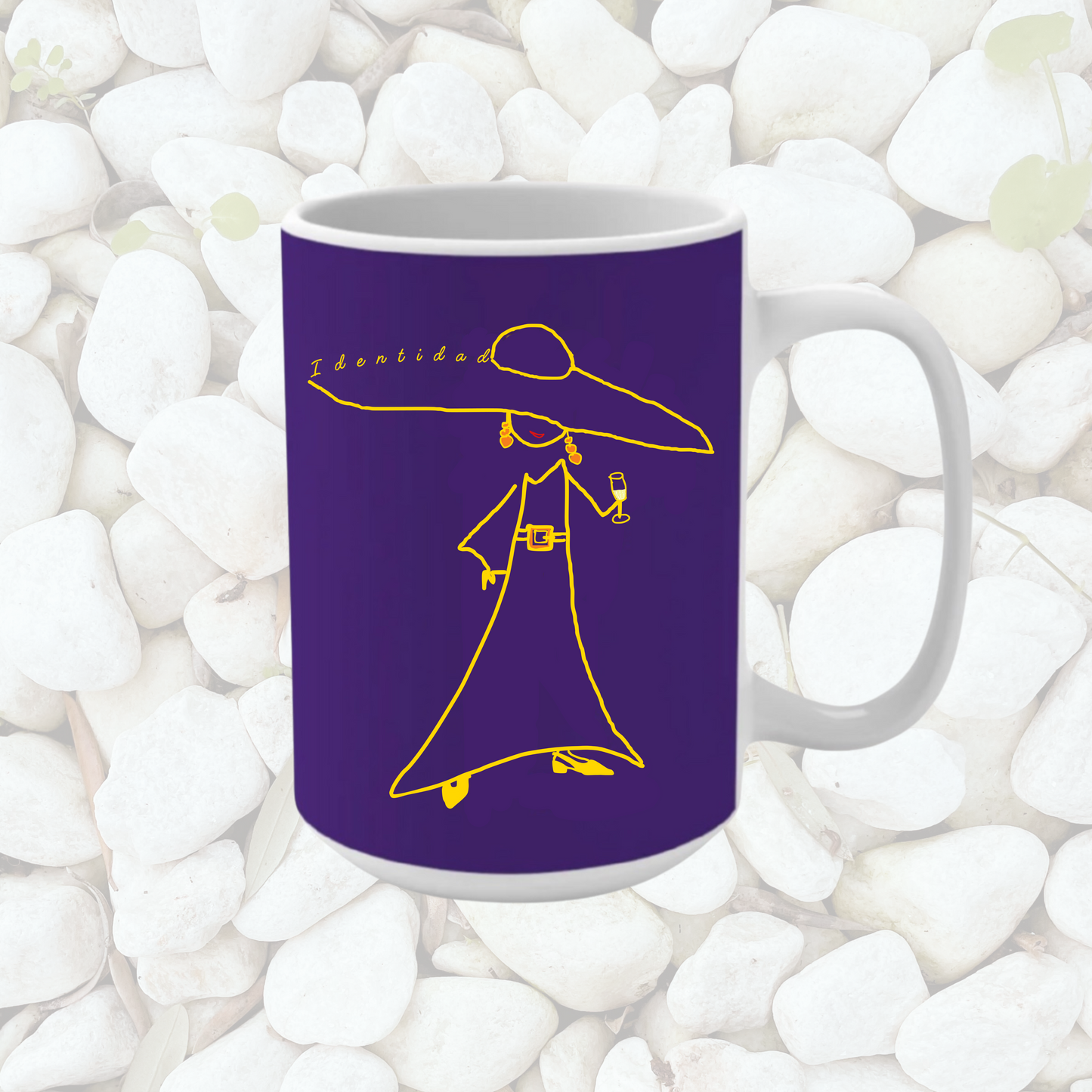 Purple mug IDENTITY Mod. ED.