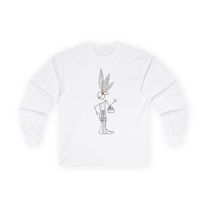 Long-sleeved cotton T-shirt IMAGINATION Mod. EC.