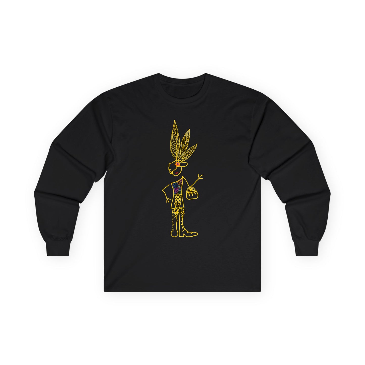 Camiseta algodón manga larga IMAGINACIÓN Mod. ED.