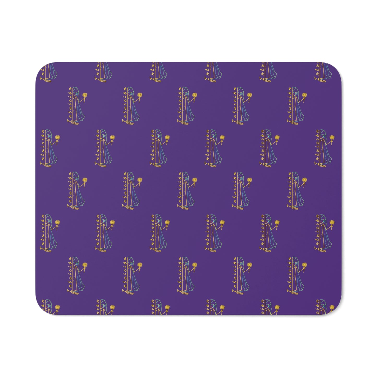 Alfombrilla ratón morada INTUICIÓN Mod MD.