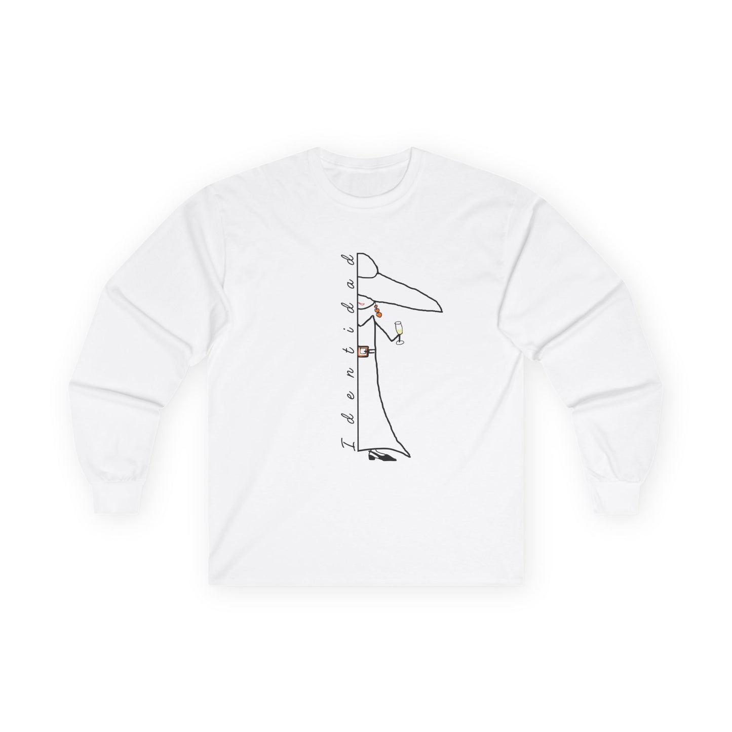 Camiseta de algodón manga larga IDENTIDAD Mod. MC
