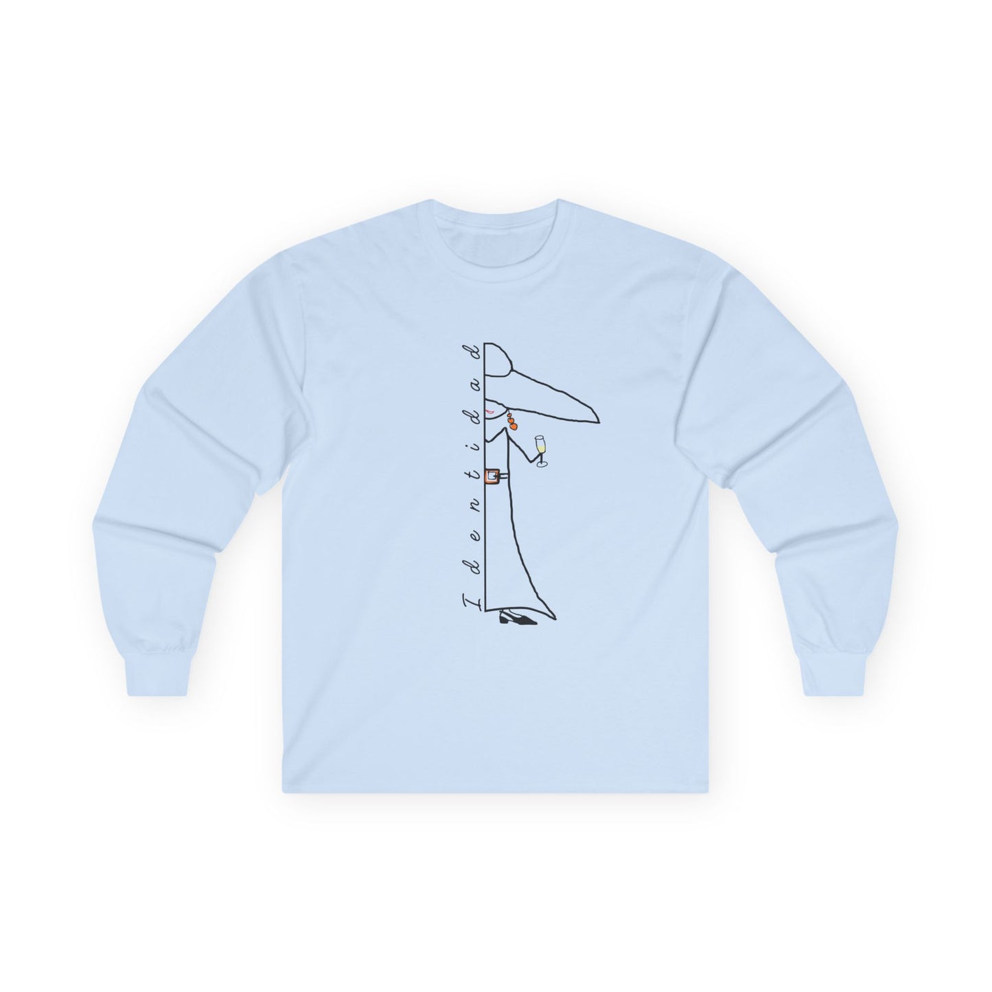 Camiseta de algodón manga larga IDENTIDAD Mod. MC