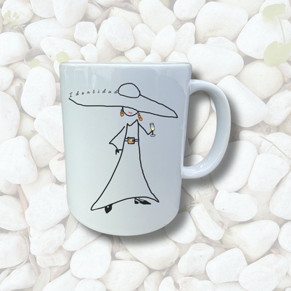White mug IDENTITY Mod. EC.