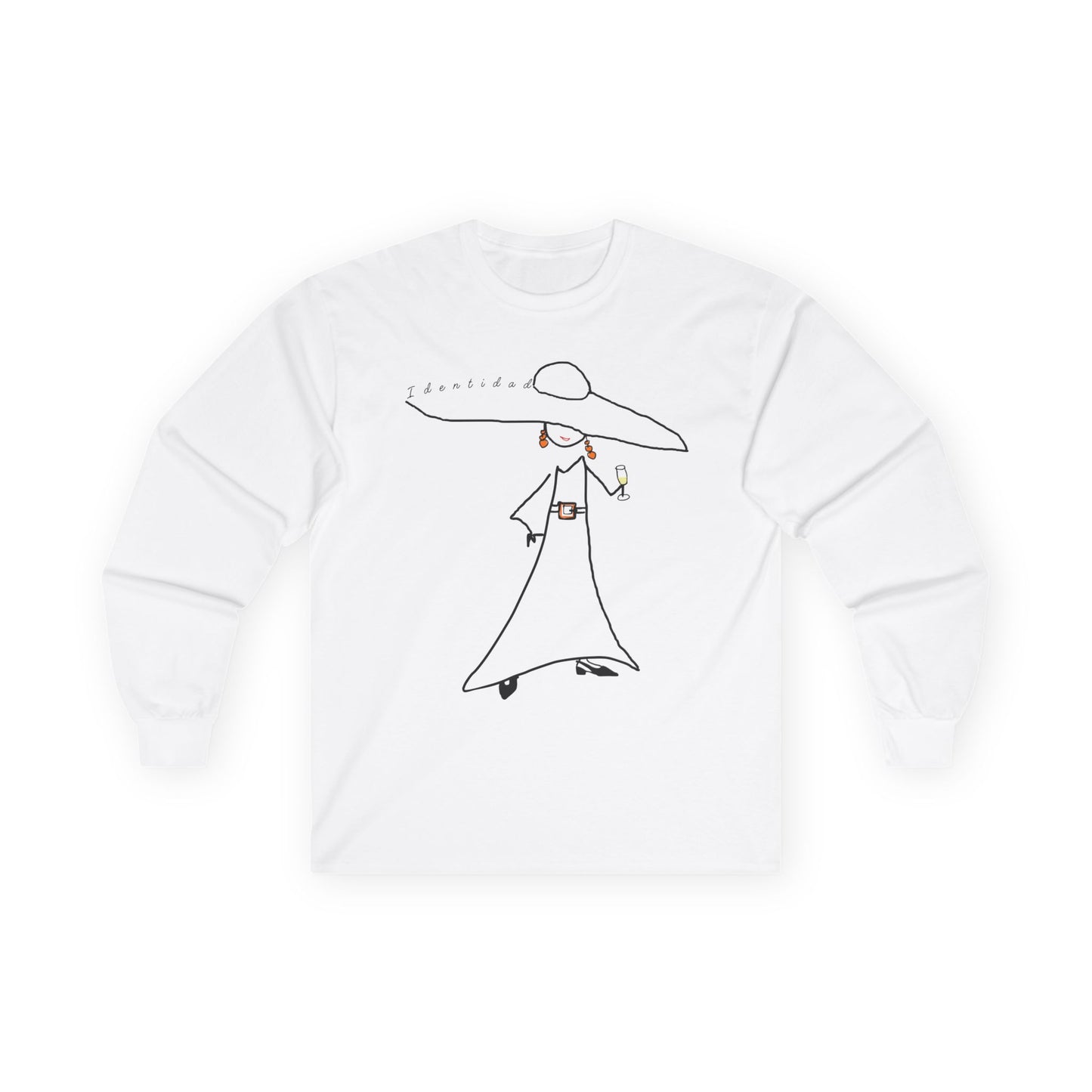 Long-sleeved cotton T-shirt IDENTITY Mod. EC.