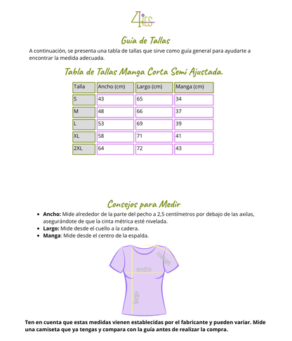 Camiseta manga corta ILUSIÓN Mod. MC.