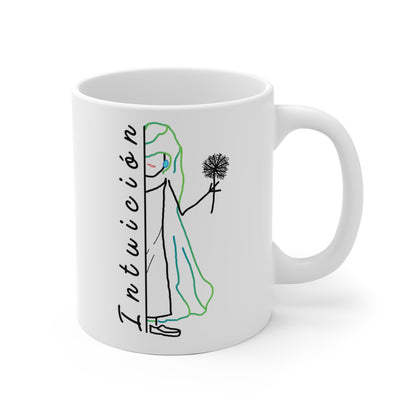 Taza blanca INTUICIÓN Mod. MC.