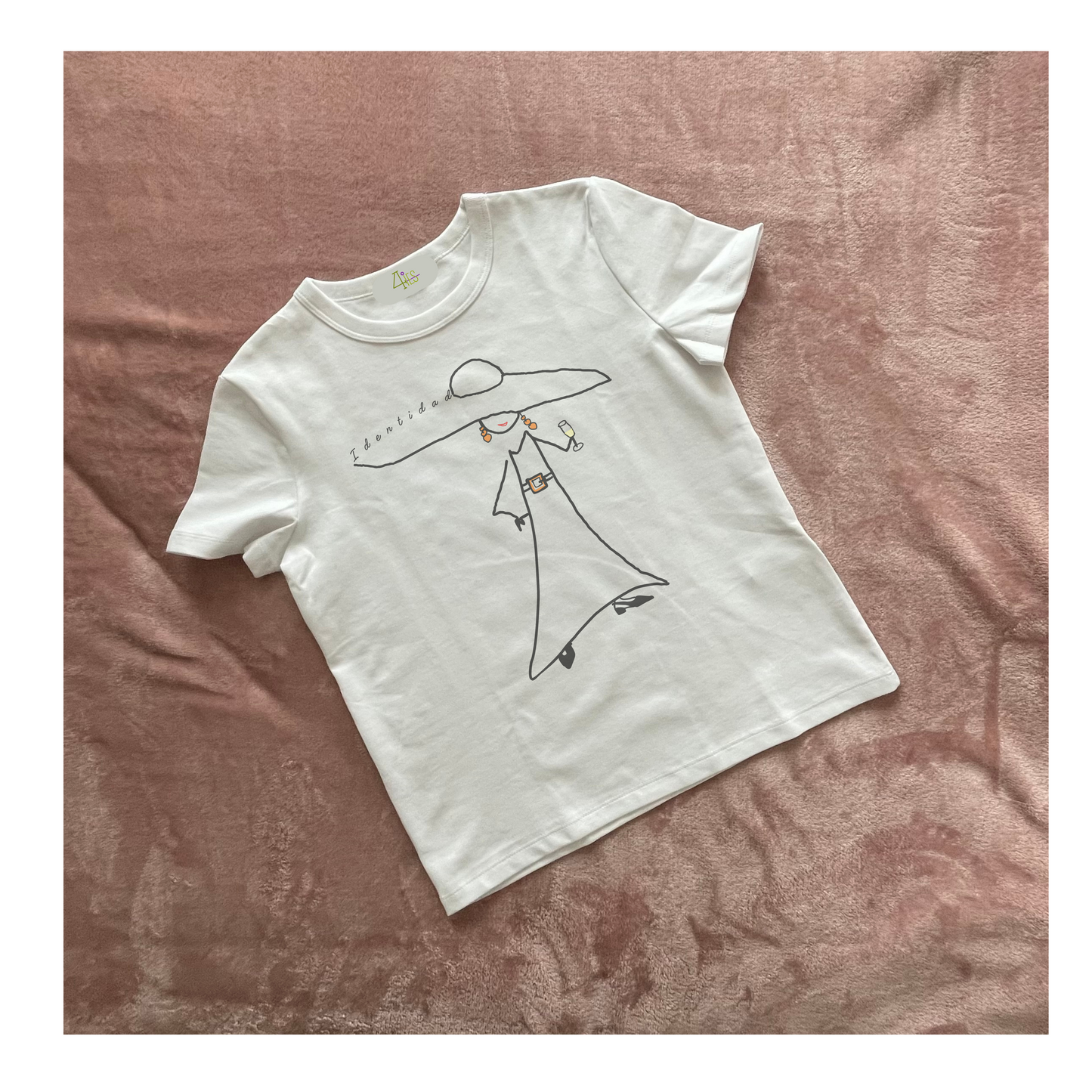 Camiseta algodón manga corta IDENTIDAD. Mod. EC.